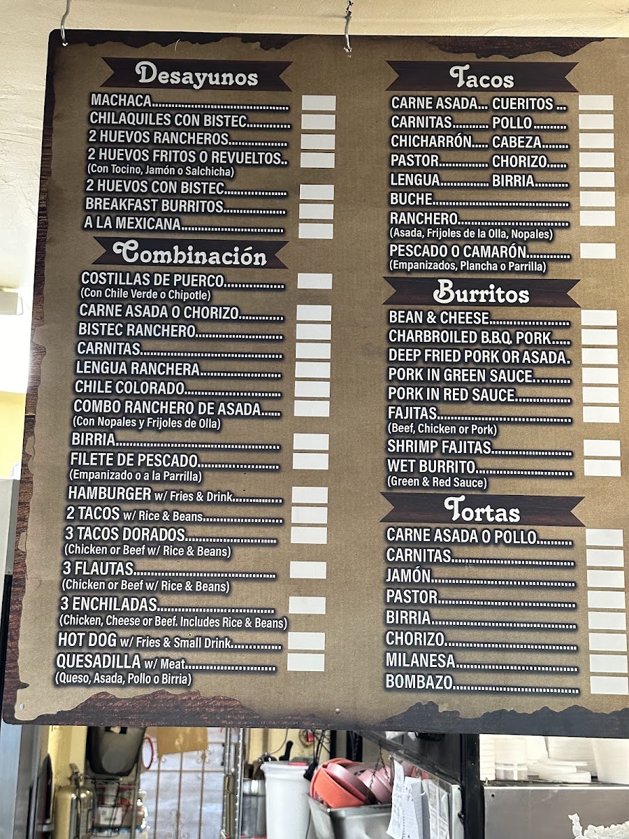 El Trigo Restaurant Menu - Image 5